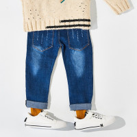 木木屋MUMUWU2020年新款春装儿童休闲松紧腰牛仔裤