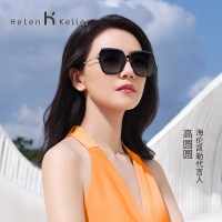海伦凯勒2021新款太阳镜偏光墨镜女潮大脸高级防紫外线显瘦H2116