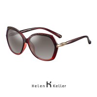 海伦凯勒墨镜女 偏光潮大 框时尚太阳镜 韩版时尚大脸可戴8501
