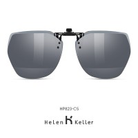 海伦凯勒新款时尚墨镜夹片太阳镜防紫外线男女近视眼镜开车潮H823