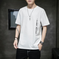 乔森马奇男士圆领夏装休闲短袖t恤潮流百搭夏季纯棉衣服T恤半袖衫