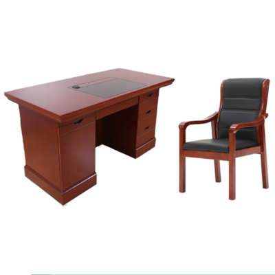 畅天行油漆办公桌桌椅组合装1.6米