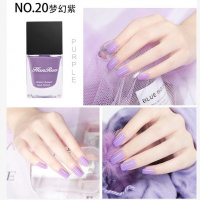[大容量单瓶]20梦幻紫 指甲油可撕可剥持久不色水性无毒果香套装ins快干透明裸色学生