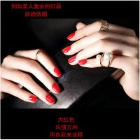 【大红色甲油胶】 【8ml】 热卖蛋白乳白色奶白甲油胶正品果冻半光疗胶芭比指甲油胶套装