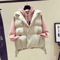 羽绒棉马甲女冬2020欧货春秋短款背心外穿chic马夹百搭外套