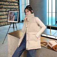 2020秋冬新款韩版宽松中长款羽绒棉马甲大厂优品外套女百搭马夹背心面包服