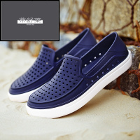 帝舒莱洞洞鞋男懒人凉鞋厚底沙滩鞋夏季韩版潮鞋防滑包头拖鞋大码