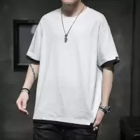 2020年夏季韩版个性定制纯棉男士半t恤
