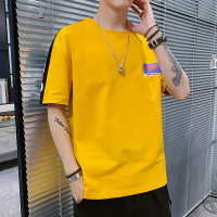 夏季男士新款纯棉韩国潮流个性短袖T恤