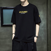 奥朗奴(AOLANGNU)2020新款港风夏季短袖t恤男潮牌ins夏装上衣服韩版潮流半袖体桖白