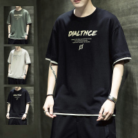 奥朗奴(AOLANGNU)男装旗舰店 短袖T恤男打底衫黑白色衣服半袖