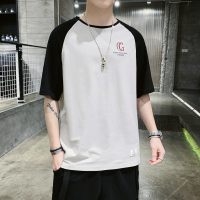 奥朗奴(AOLANGNU)2020新品潮牌运动全棉短袖T恤男款装打底衫刺绣宽松半袖