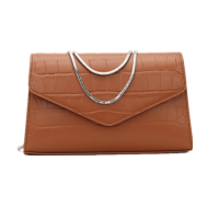 Celie Kalira包包鳄鱼纹手提长款钱包女士链条手拿翻盖单肩包 87176