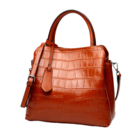 菱格三宅世家(MVO MVO LGSZSJ)大容量托特包2020新款手提包油皮女包单肩斜挎包包女