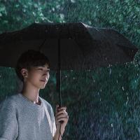 净也小米自动折叠伞雨伞女短柄晴雨两用防雨防晒太阳伞