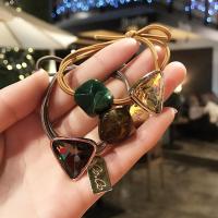 净也创意优雅气质水晶头绳扎头发橡皮筋发饰头饰成人简约发绳女发圈