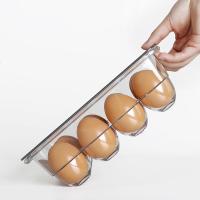净也鸡蛋收纳盒架托多层家用冰箱长方形格子鸡蛋盒放食品的保鲜盒