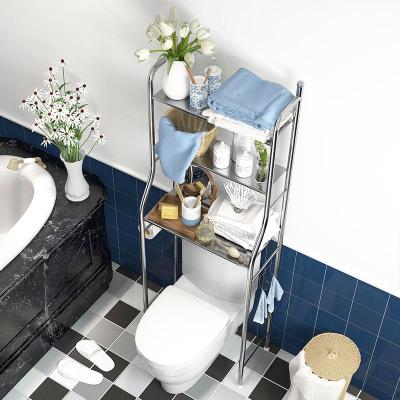 净也免打孔浴室置物架落地壁挂收纳神器卫生间厕所洗手间洗衣机马桶架