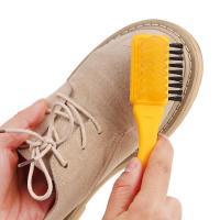 净也翻毛皮刷子专用鞋刷子麂皮翻绒皮鞋刷绒面反清洁护理磨砂打理软毛