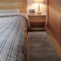 净也日本霜山提花地垫家用客厅卧室厨房防潮防滑垫窄型地毯防床垫子