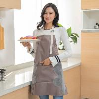 净也可擦手围裙家用厨房防水防油污工作服女时尚围腰做饭围身裙罩衣男