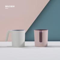 净也物鸣卫生间洗漱收纳四件套免打孔置物架吹风机架漱口杯子香皂盒