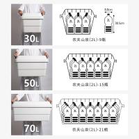 净也RISU日本进口大号收纳箱户外野营野餐抗压塑料车载后备箱储物箱