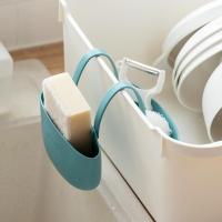 净也沥水篮挂式厨房水置物架收纳架水池洗碗池抹布百洁布袋小挂篮用