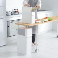 净也like-it日本进口分类垃圾桶厨余垃圾干湿分离可叠加防臭垃圾箱