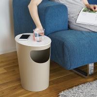 净也霜山日本进口创意垃圾桶客厅卧室卫生间垃圾筒床头桌零食收纳桶