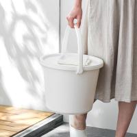 净也懒角落 水桶塑料带盖家用大号加厚手提储水桶圆桶洗车洗衣桶66443