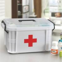 净也百露家庭用药品收纳箱 便携收纳箱储物箱收纳盒药品收纳大号