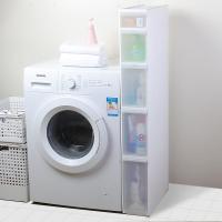 净也Like-it日本进口抽屉式收纳柜可组合收纳架厨房夹缝塑料整理柜