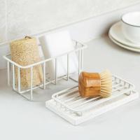 净也居家家硅藻土肥皂盒铁艺镂空沥水收纳篮肥皂架香皂盒卫生间香皂架