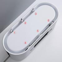 净也插座电线收纳盒排插盒子电源线整理神器家用桌面插排理线器理线盒