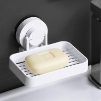 净也韩国肥皂盒架子卫生间创意大号洗衣双层香皂盒吸盘壁挂式沥水皂架