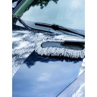 净也加长柄伸缩洗车拖把擦车专用工具刷车刷子不伤车长杆软毛擦车掸子