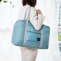 净也旅行收纳袋大容量便携出差手提袋可折叠衣物整理旅游拉杆箱行李包