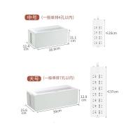 净也INOMATA日本进口插座电线收纳盒塑料集线器插排藏线整理盒理线器