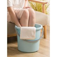 净也带盖手提水桶塑料大号学生宿舍桶储水桶家用加厚圆桶塑料桶洗衣桶