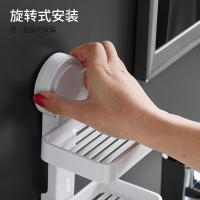 净也肥皂盒吸盘壁挂式沥水欧式香皂托创意免打孔卫生间大号双层置物架