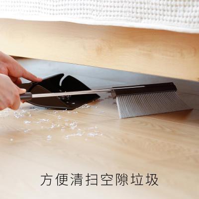 净也TIDY日本进口扫把簸箕套装组合家用扫地折叠笤帚卫生间扫头发扫帚