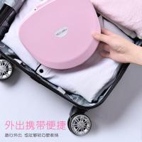 净也网红防尘化妆品收纳盒LED补妆灯带镜子家用一体式口红护肤置物架