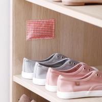 净也霜山日本进口冰箱除味剂家用可粘贴干燥剂活性炭卫生间除臭剂15枚