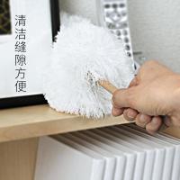 净也霜山日本进口除尘掸家用可弯曲鸡毛掸子沙发书桌衣柜扫灰清洁工具