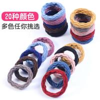 净也韩国成人加粗橡皮筋发绳高弹力皮筋发圈女童扎头发无接缝简约头绳