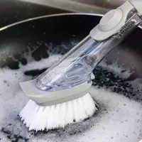 净也厨房刷锅神器洗锅刷不粘锅硬毛长柄清洁刷子海绵去污除油刷碗神器