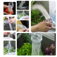 净也水龙头防溅头加长延伸器家用厨房花洒喷头节水器可旋转喷雾过滤嘴