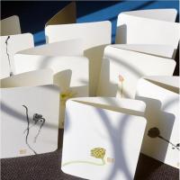 净也圣诞节中国风小卡片禅意创意定制感恩感谢卡新款毕业