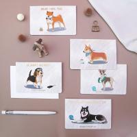 净也新年鼠年贺卡小卡片心愿卡定制感谢留言生日祝福创意烫金ins新春